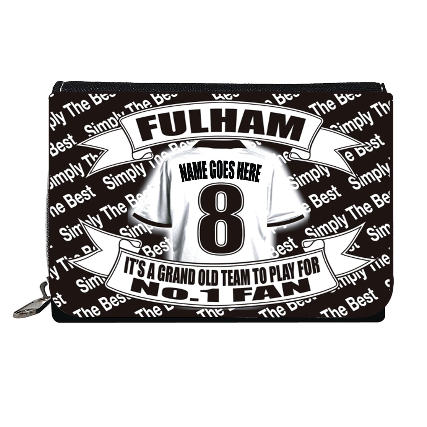Fulham Personalised Football Shirt Gift Purse