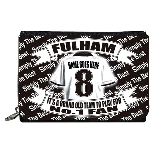 Fulham Personalised Football Shirt Gift Purse
