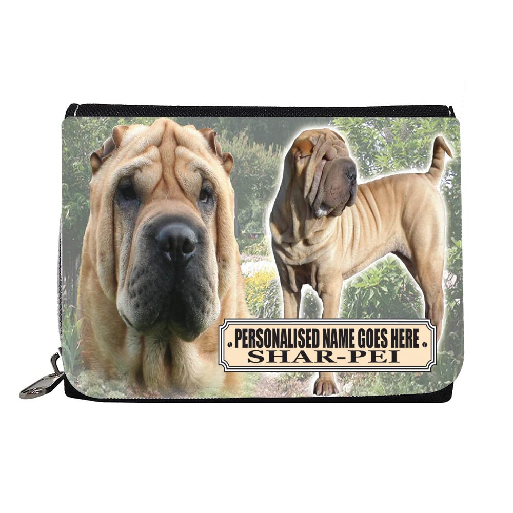 Shar Pei Personalised Dog Breed Gift Purse