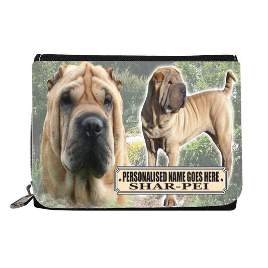 Shar Pei Personalised Dog Breed Gift Purse