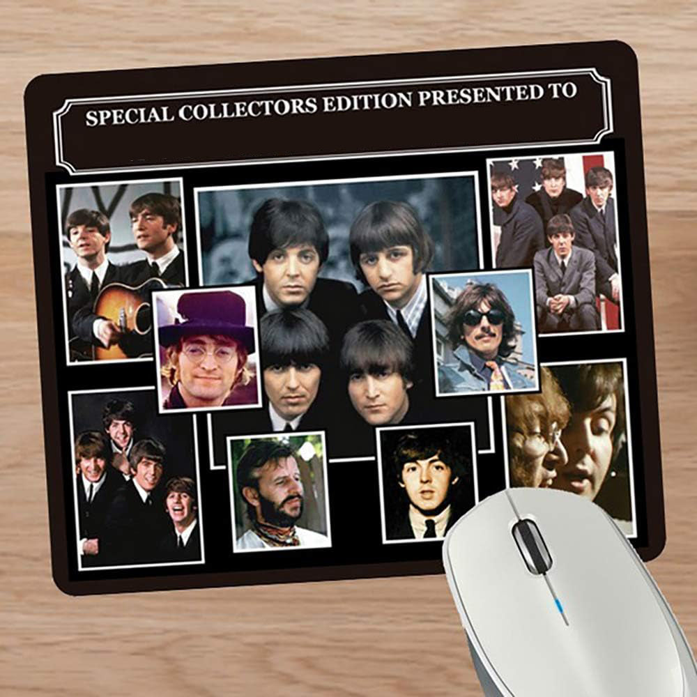 The Beatles Personalised Icon Mouse Mat Gift