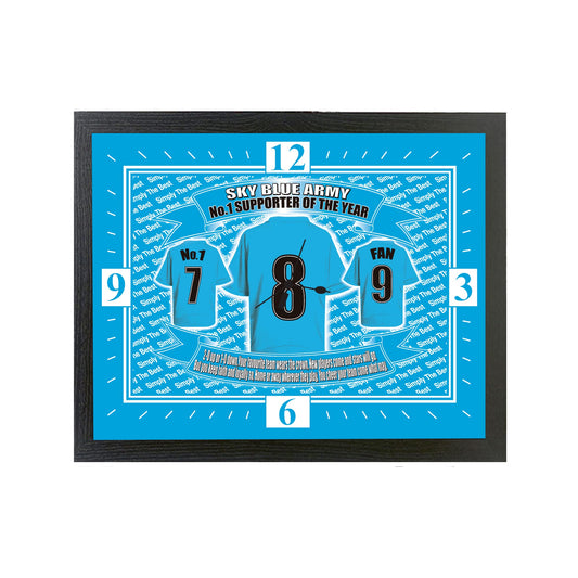 Coventry Football Shirt Clock Gift Present