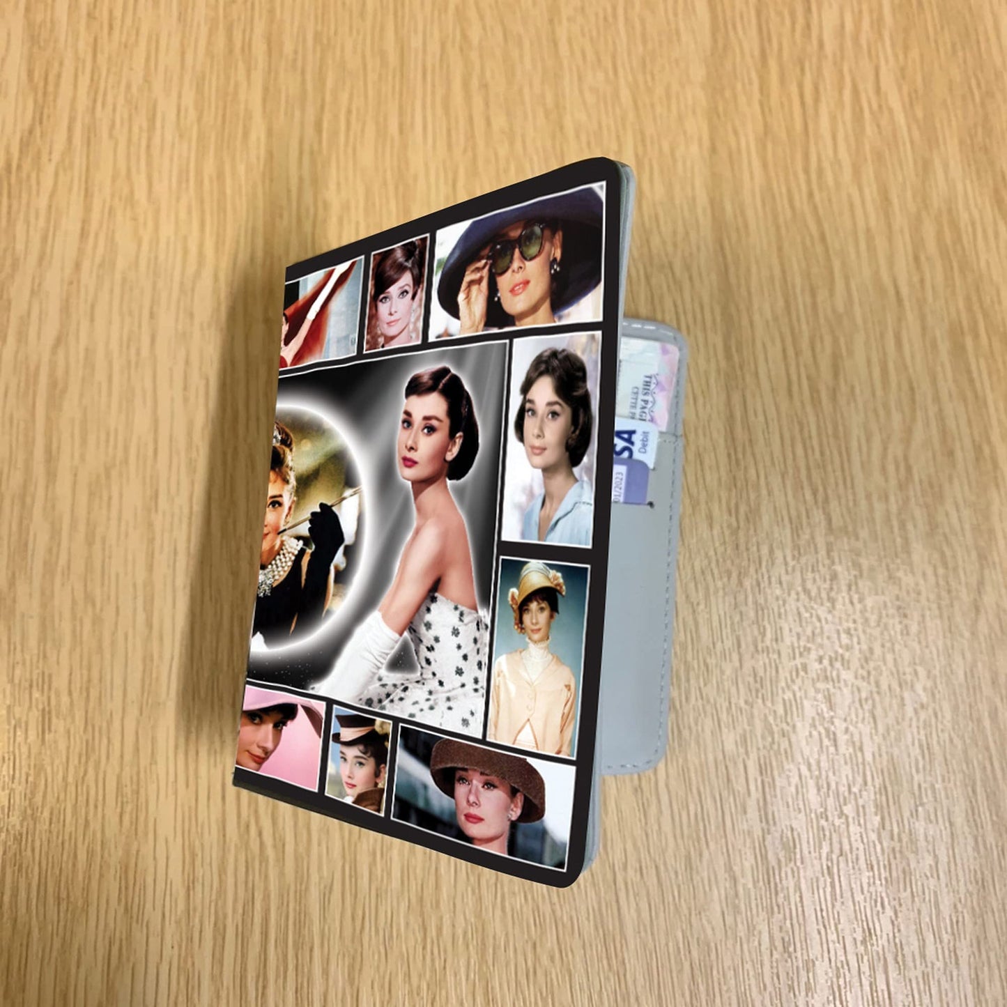 Hepburn Movie Icon Passport Case Holder Gift