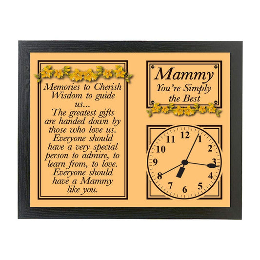My Special Mammy Poem Gift Clock