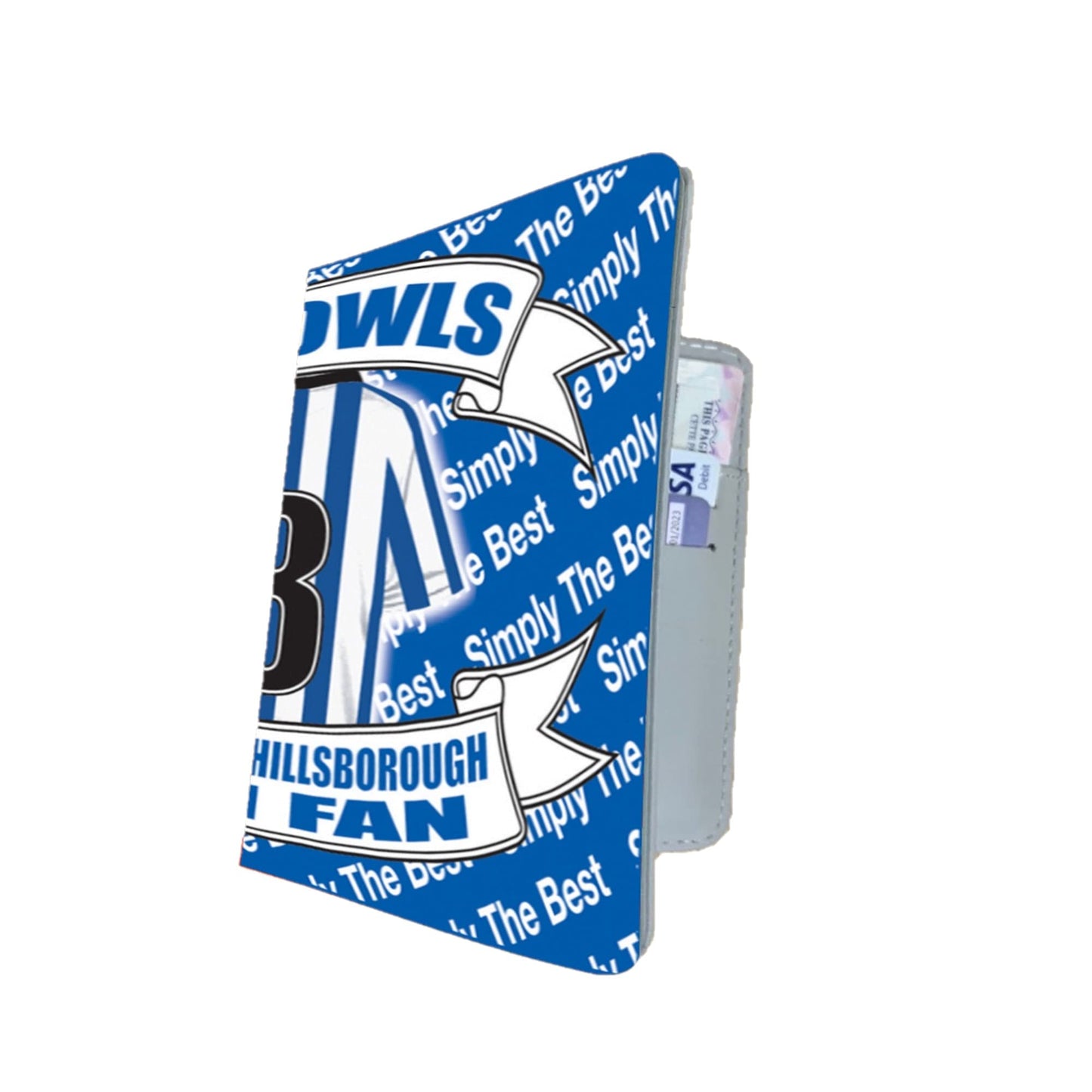 Sheff Wednesday Football Shirt Travel Passport Holder Case Gift Present