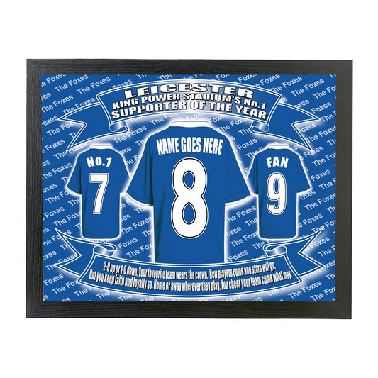 Leicester Football Shirt Personalised Picture Gift