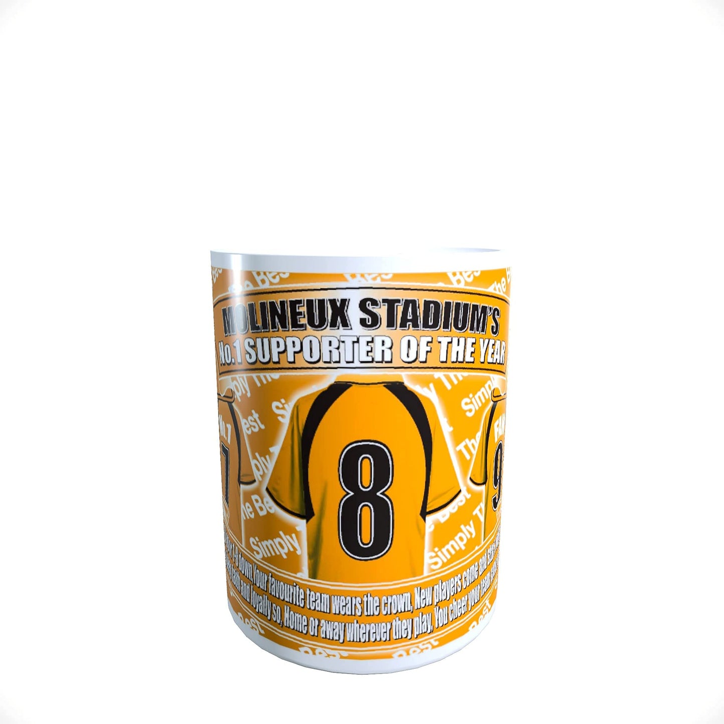 Wolves Football Shirt Ceramic Money Box Gift