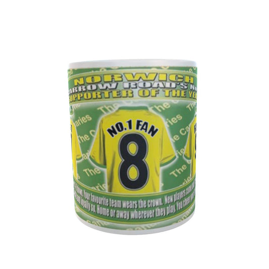 Norwich Football Shirt Mug Gift