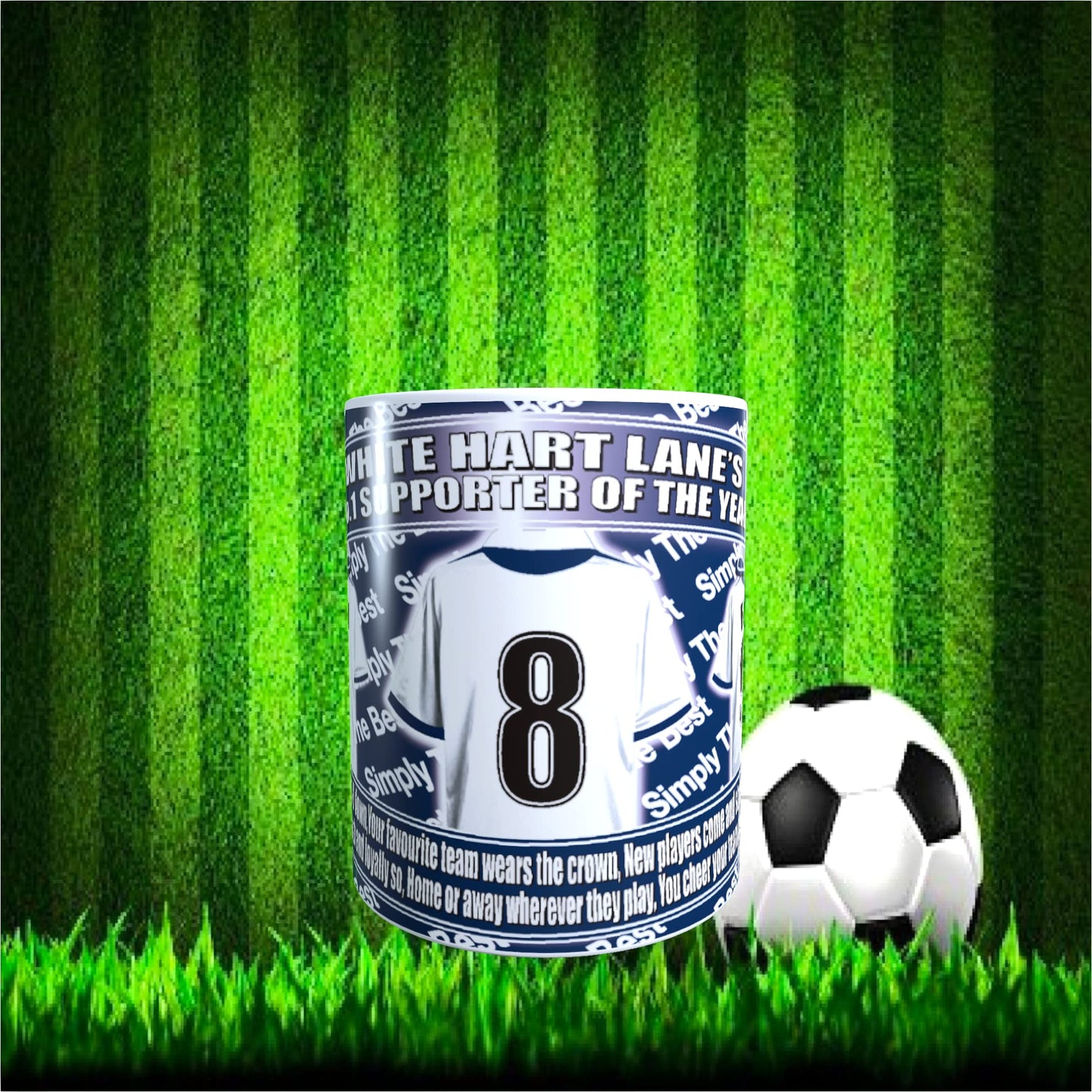 Tott Football Team Shirt Mug Gift with Chocolate Footballs