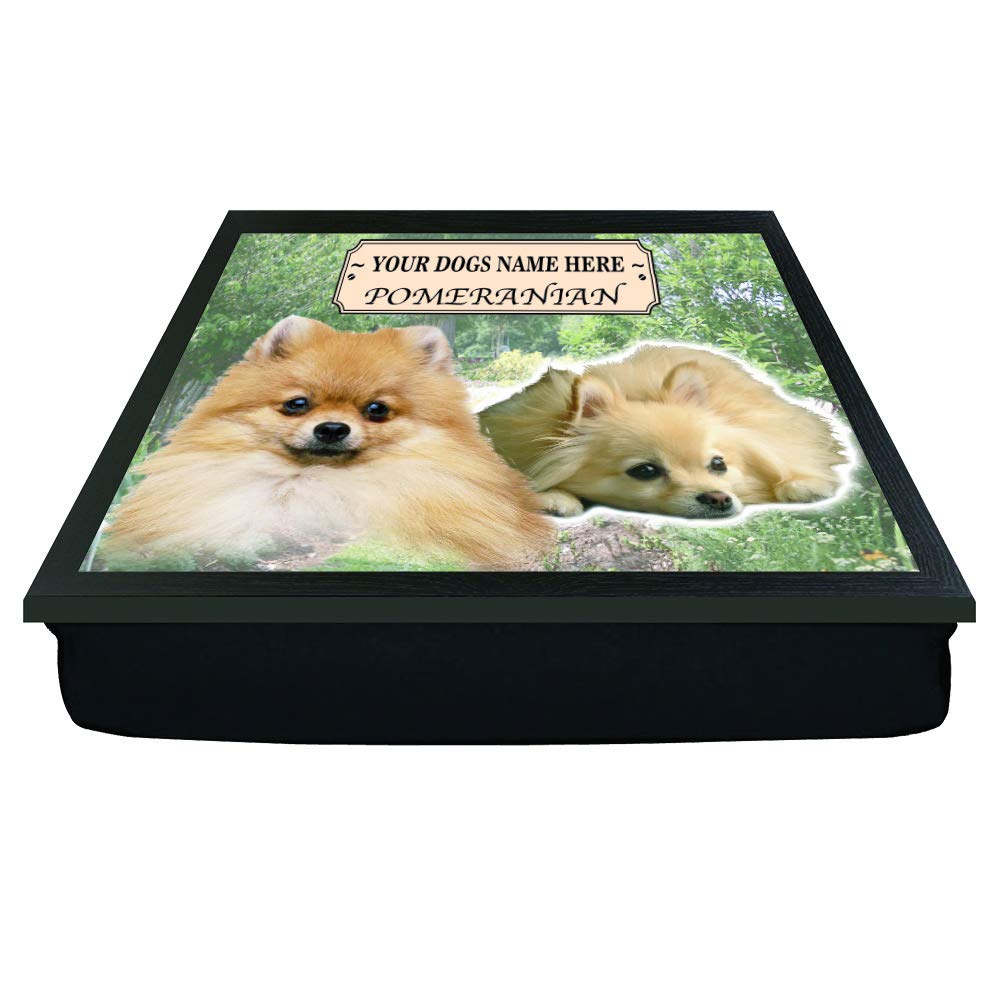 Pomeranian Personalised Dog Breed Gift Lap Tray
