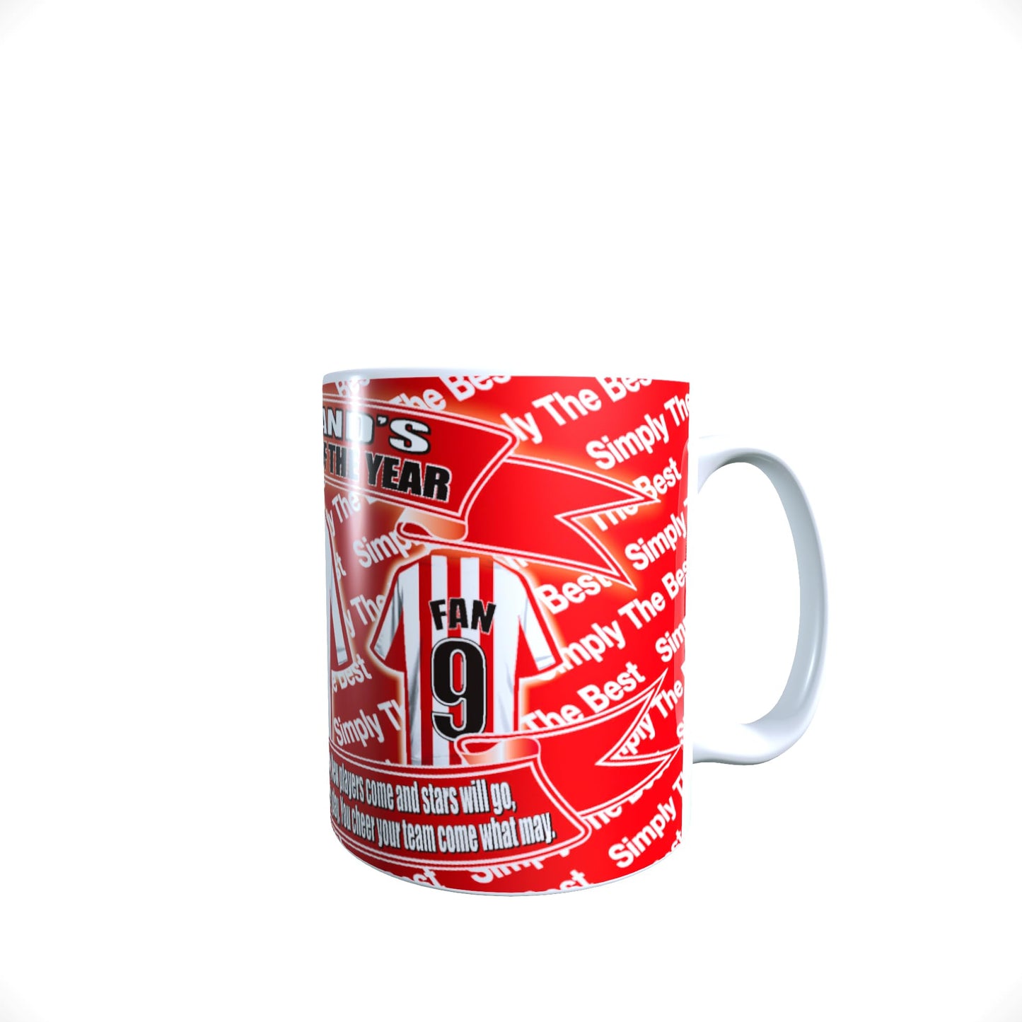 Sund(erland) Personalised Football Shirt Lap Tray And Mug Gift Set