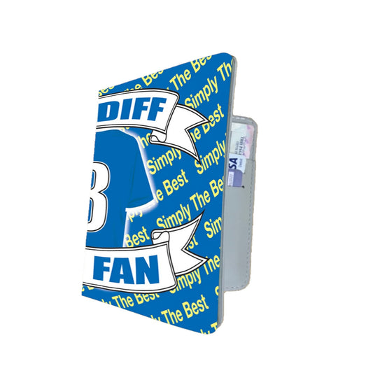 Cardiff Football Shirt Travel Passport Holder Case Gift Present