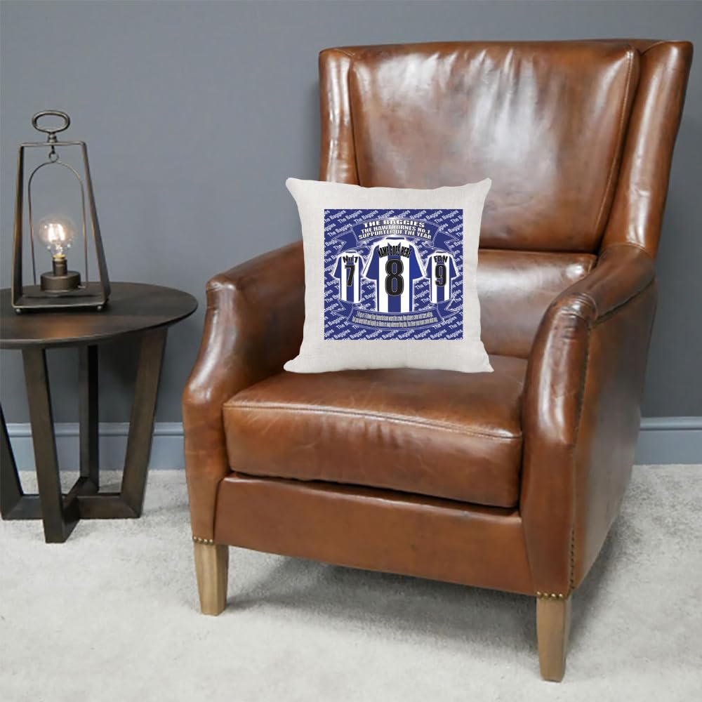 West Brom Personalised Football Cushion Cover Gift