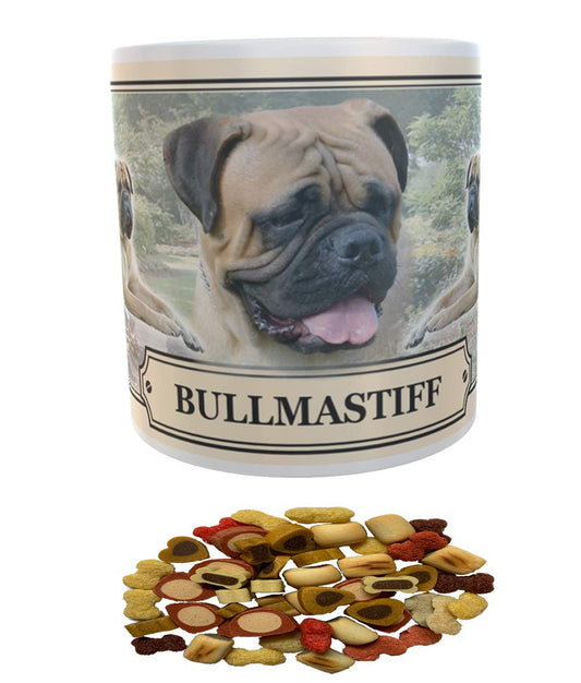 Bullmastiff Dog Breed Gift Mug with Treats