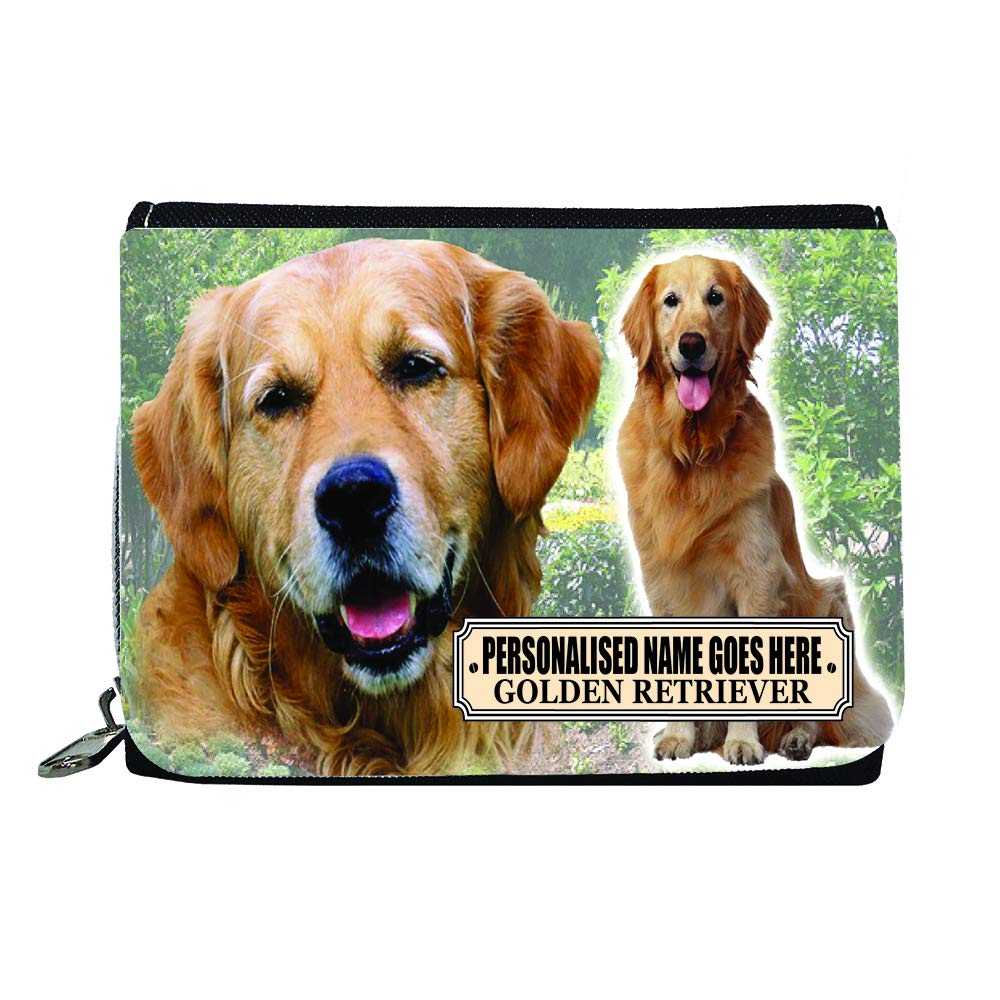 Golden Retriever Personalised Dog Breed Gift Purse
