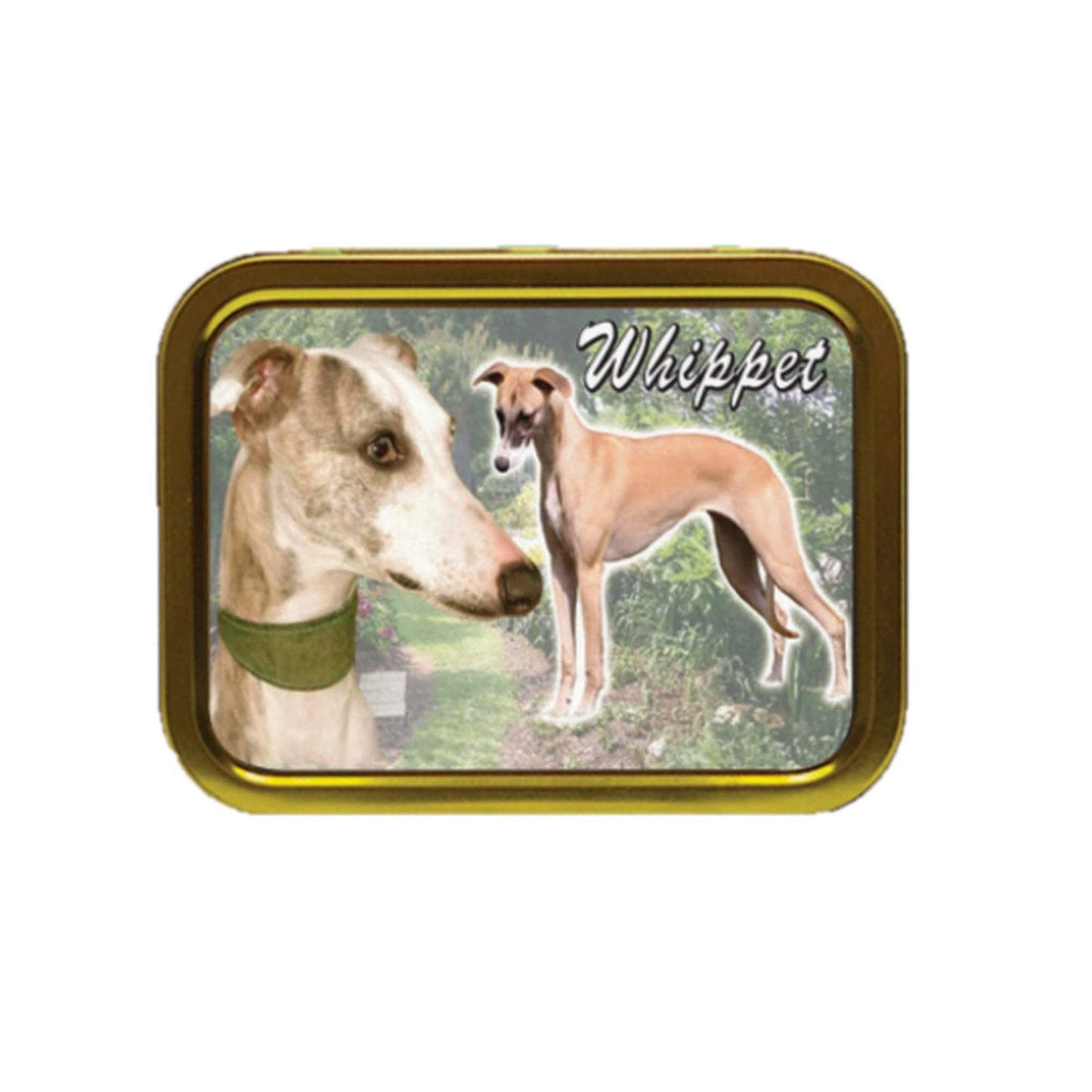 Whippet Dog Breed Tobacco Storage Tin & Products