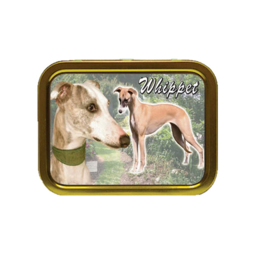 Whippet Dog Breed Tobacco Storage Tin & Products