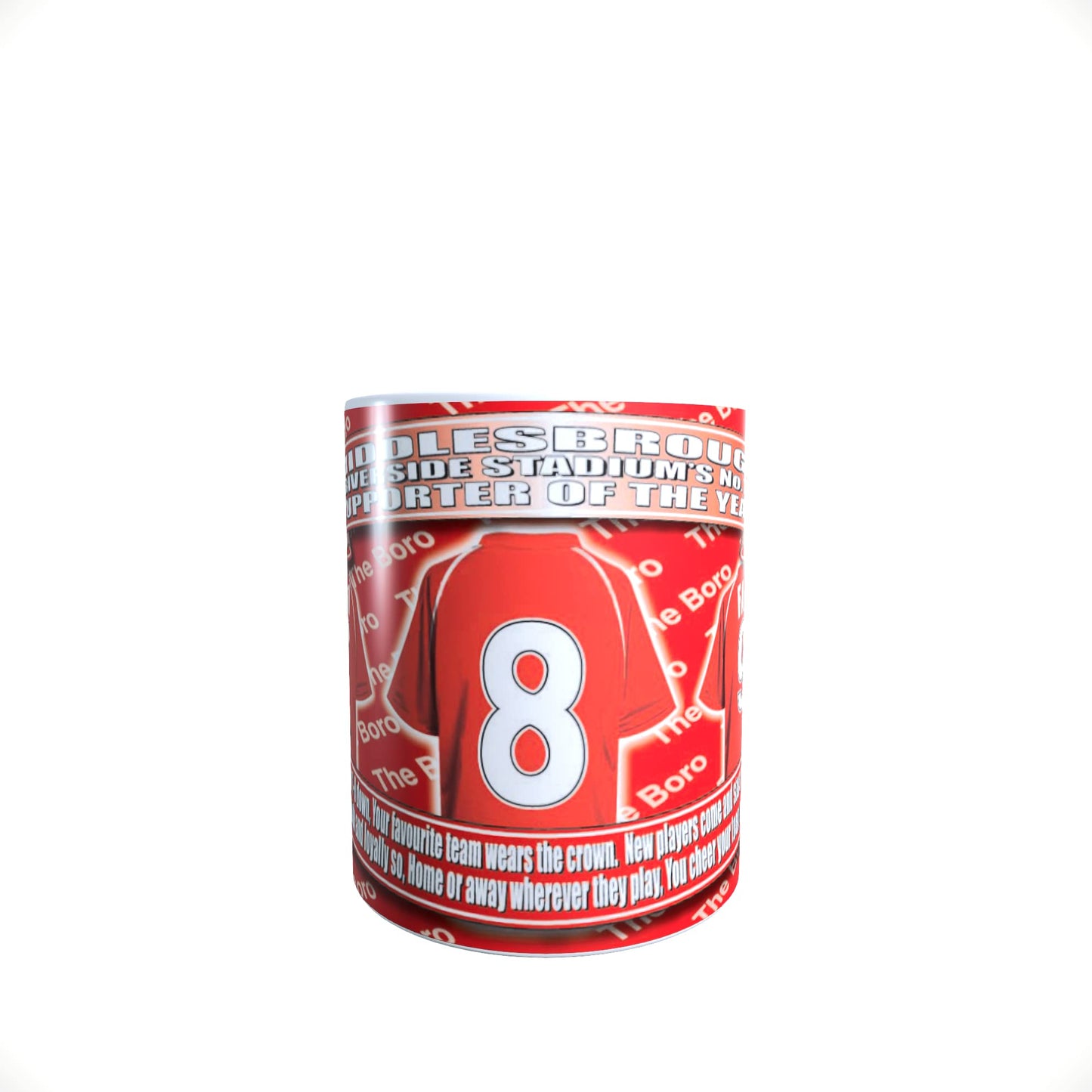 Middlesbrough Football Shirt Lap Tray And Mug Gift Set