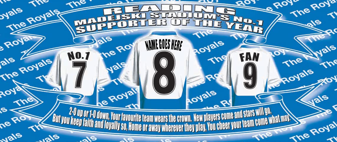 Reading Football Team Shirt Personalised Mug Gift with Chocolate Footballs