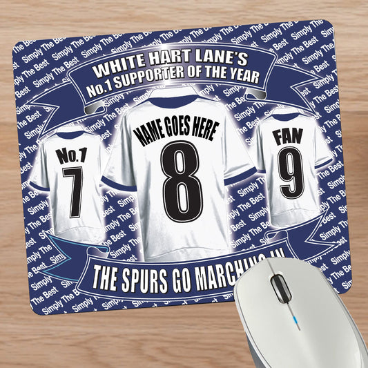 Tott Personalised Football Shirt Mouse Mat Gift