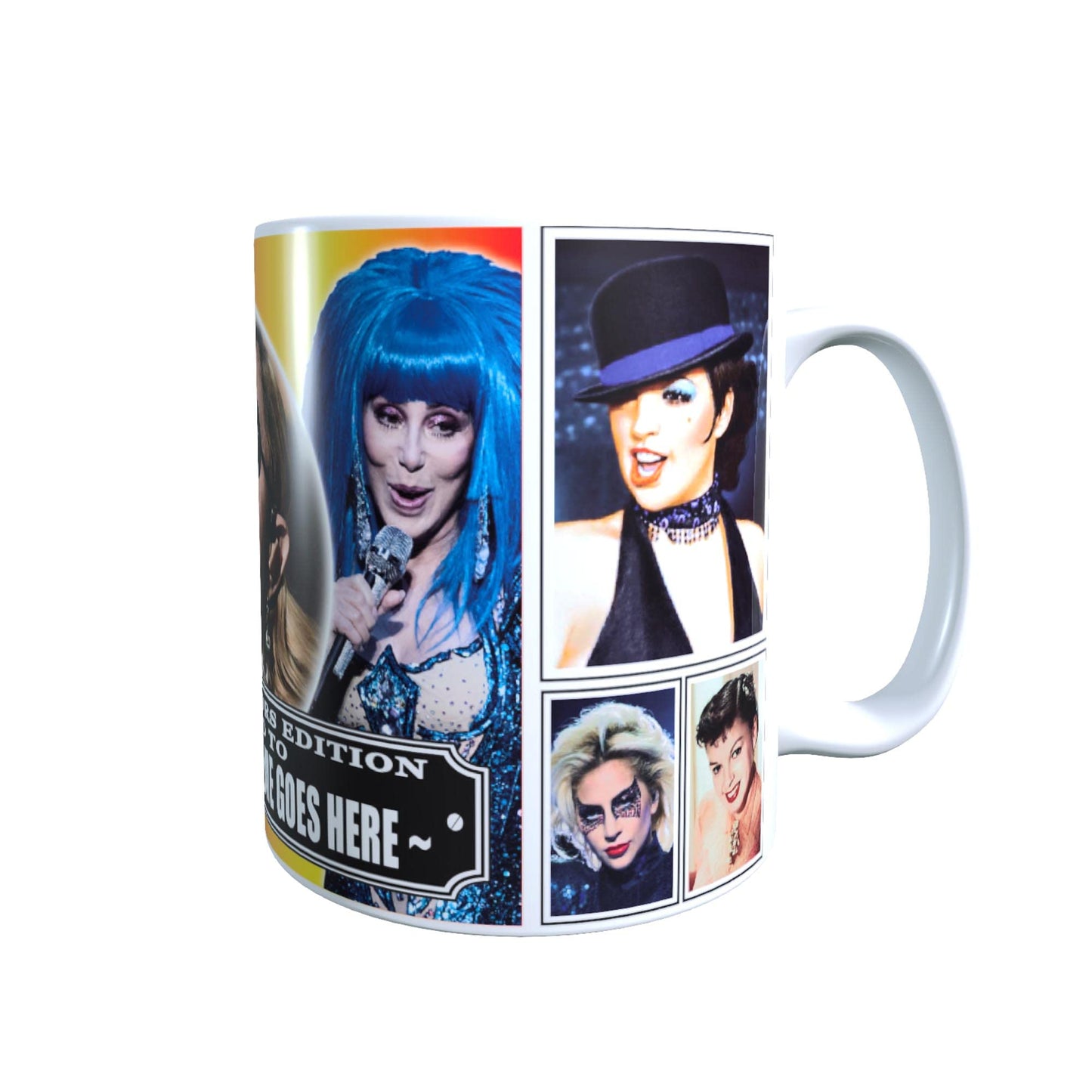 Diva Gay Pride Personalised Mug Gift