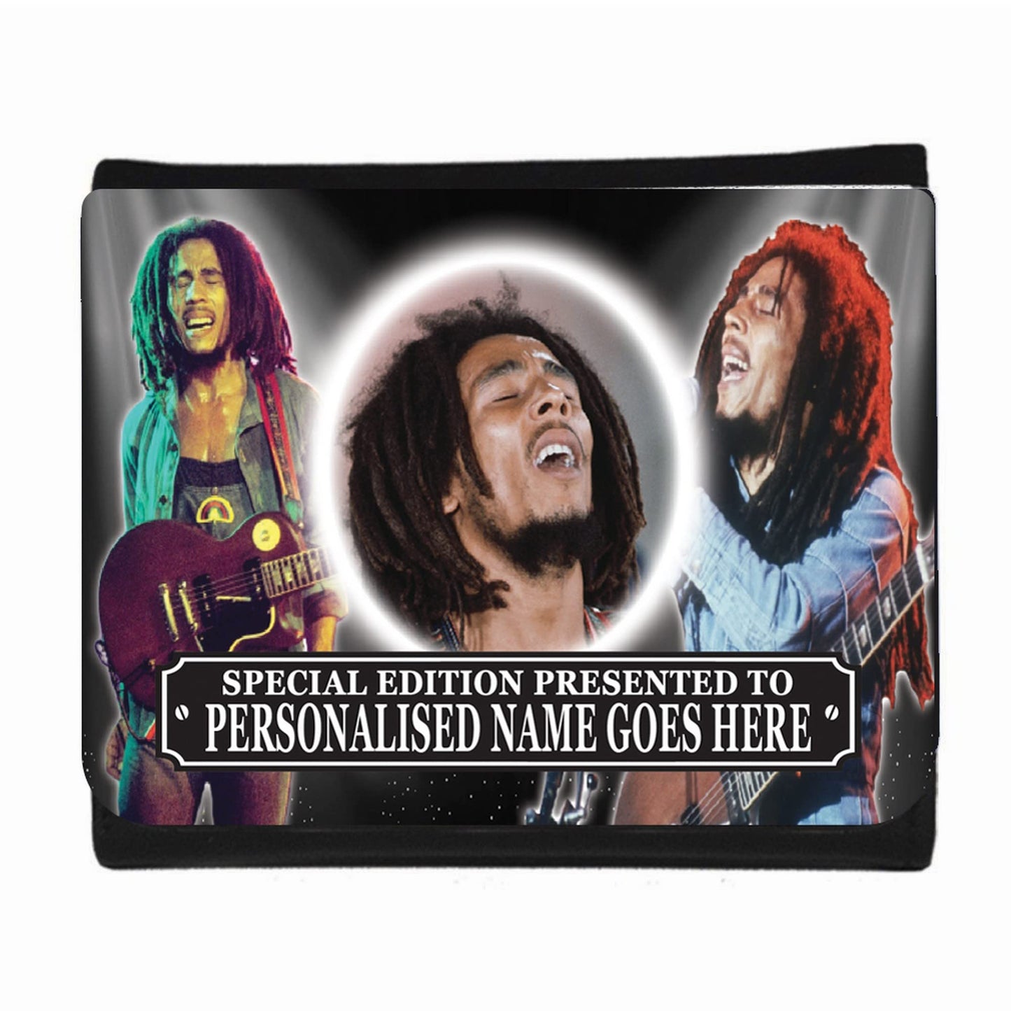 Bob M Reggae Music Icon Personalised Wallet Gift