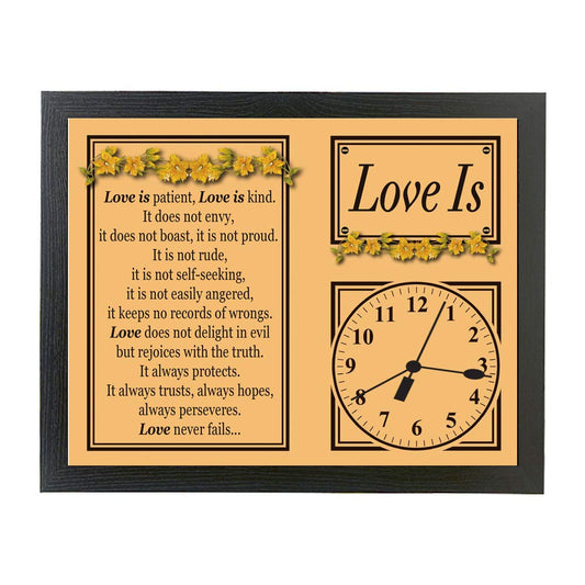 Love Is Poem Gift Clock