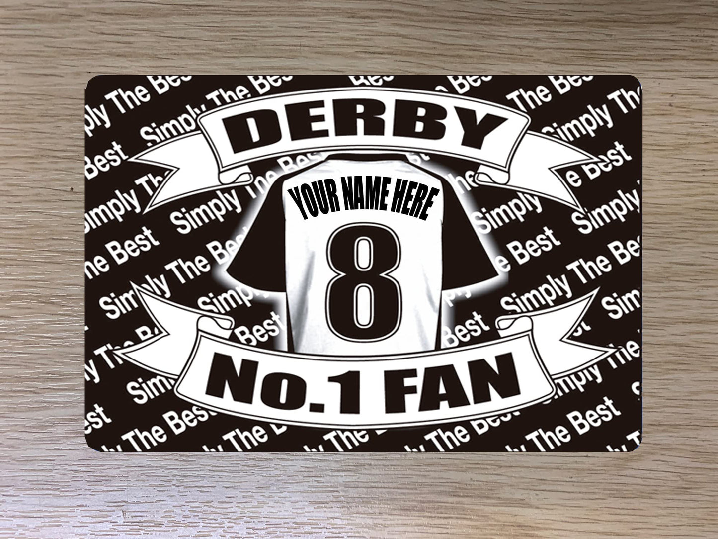 Derby The Rams Personalised Travel Passport Holder Case Gift Present