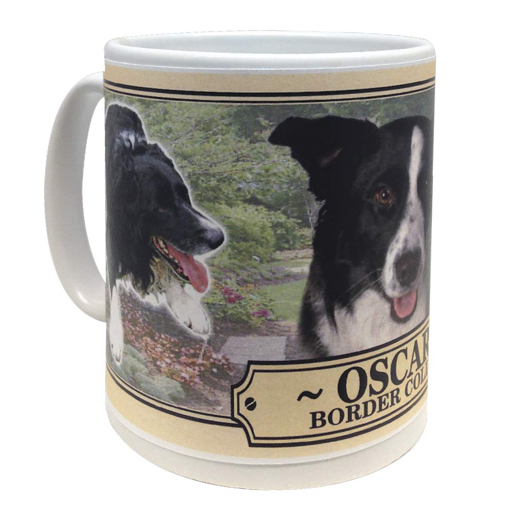 Border Collie Personalised Dog Breed Gift Mug