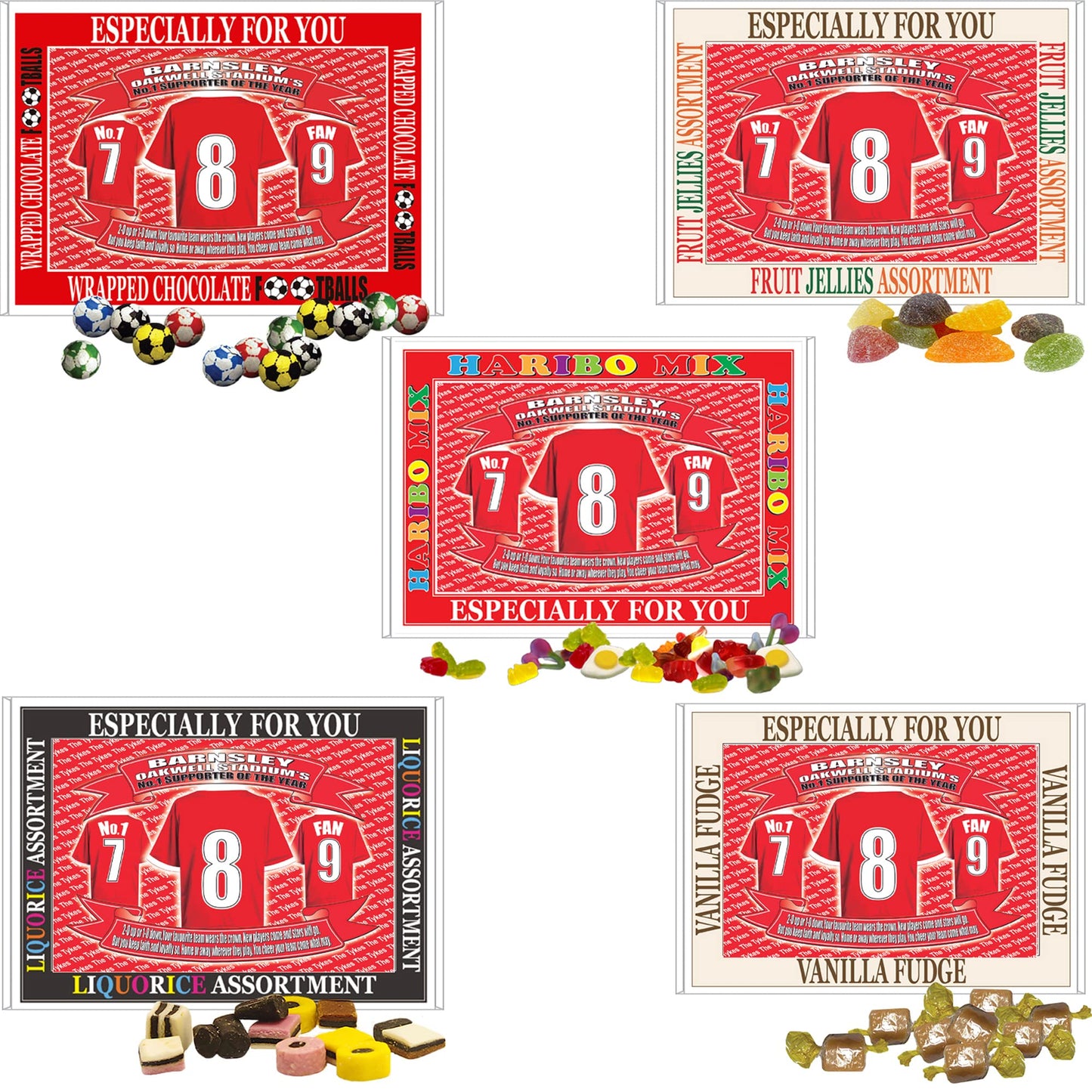 Barnsley Football Shirt Gift Boxed Sweets