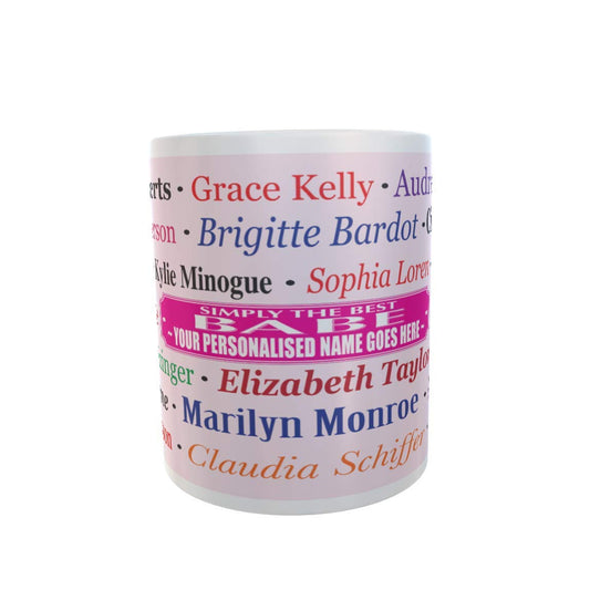 Simply The Best Babe Personalised Mug