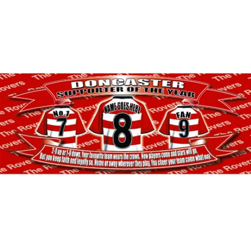 Doncaster Football Shirt Personalised Ceramic Money Box Gift