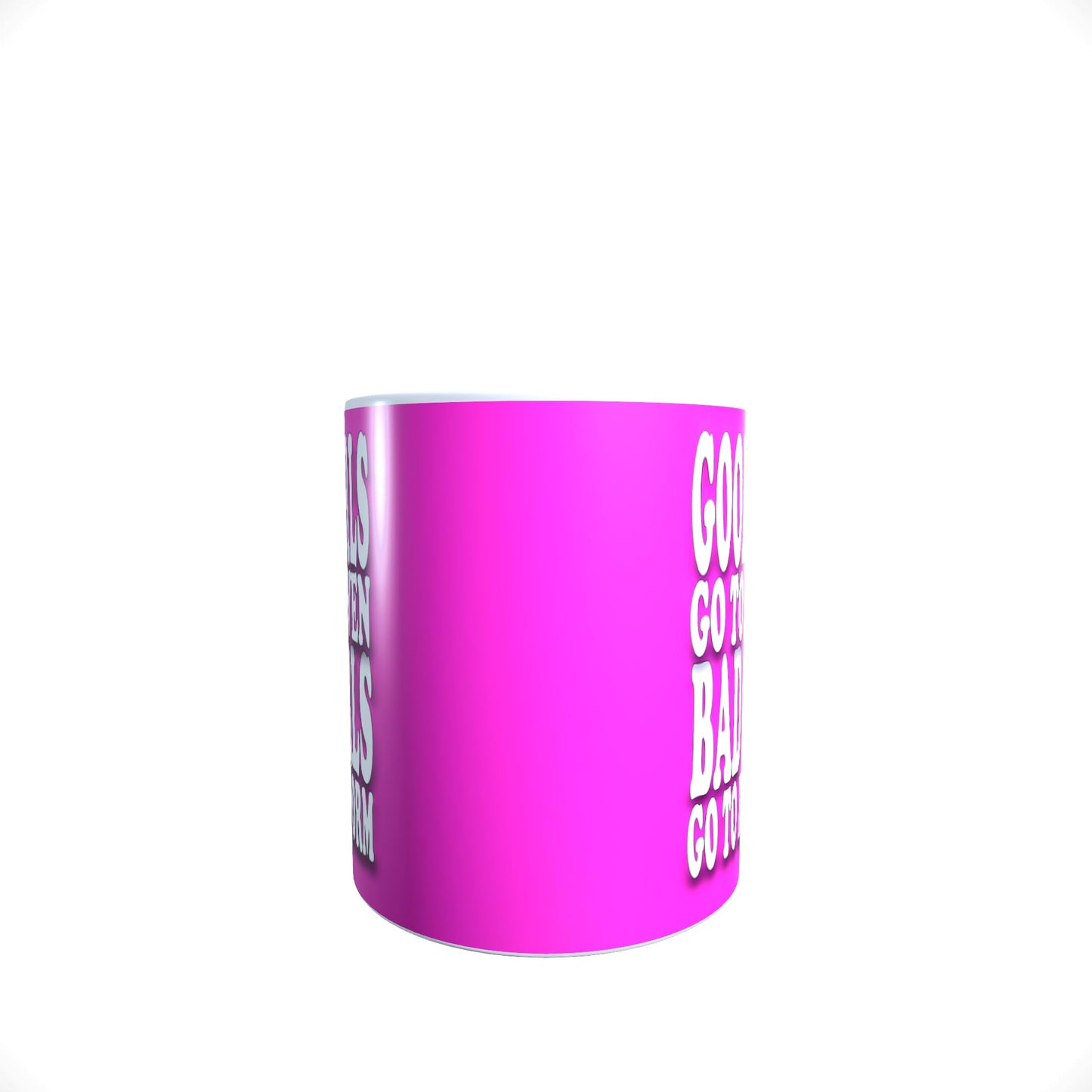Good Girls Go to Personalised Destination Novelty Slogan Mug Gift