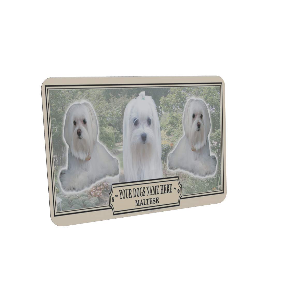 Maltese Personalised Dog Breed Mouse Mat Gift