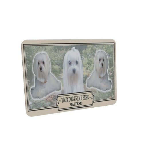 Maltese Personalised Dog Breed Mouse Mat Gift