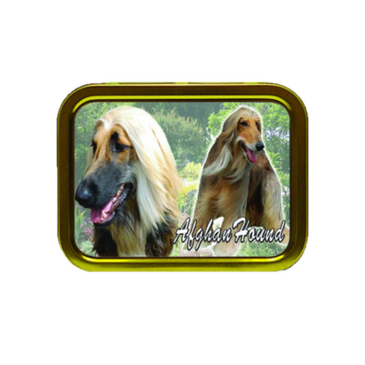 Afghan Hound Dog Breed Tobacco Tin & Products Gift