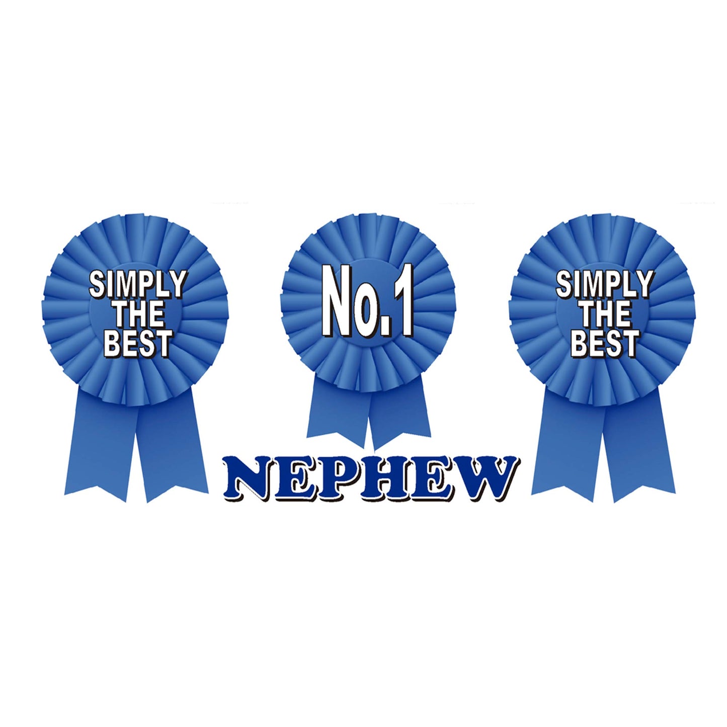 Simply The Best Nephew Ceramic Rosette Gift Mug