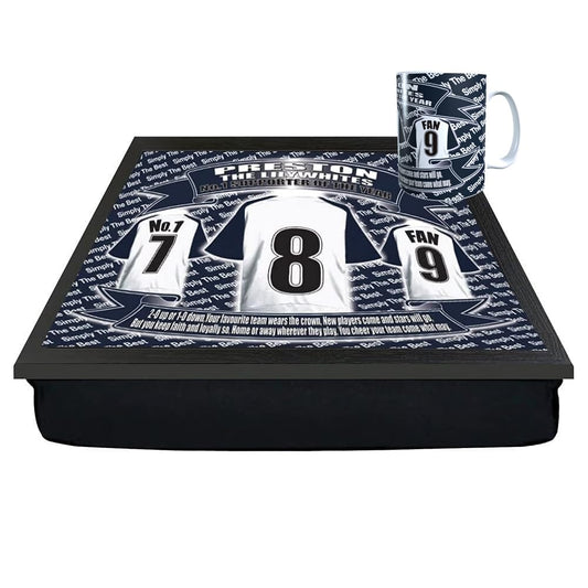 Preston Football Shirt Lap Tray And Mug Gift Set