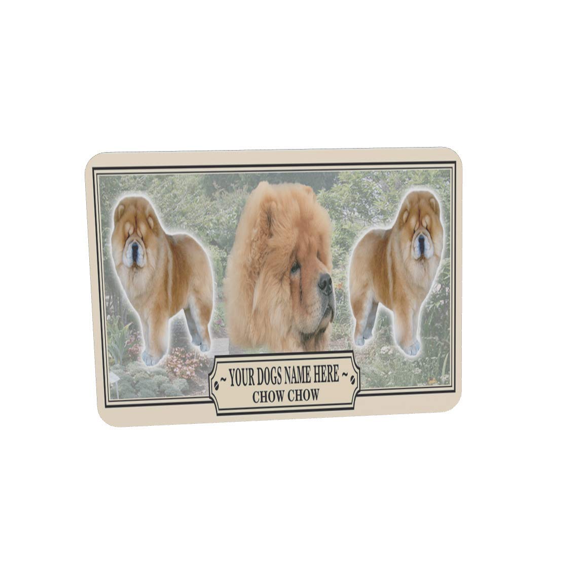 Chow Chow Personalised Dog Breed Mouse Mat Gift