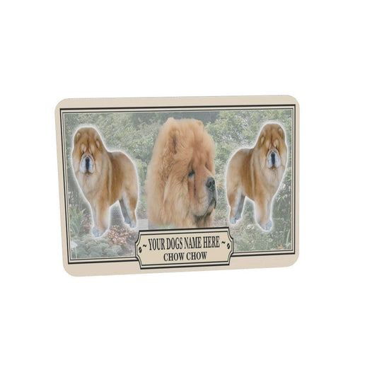 Chow Chow Personalised Dog Breed Mouse Mat Gift