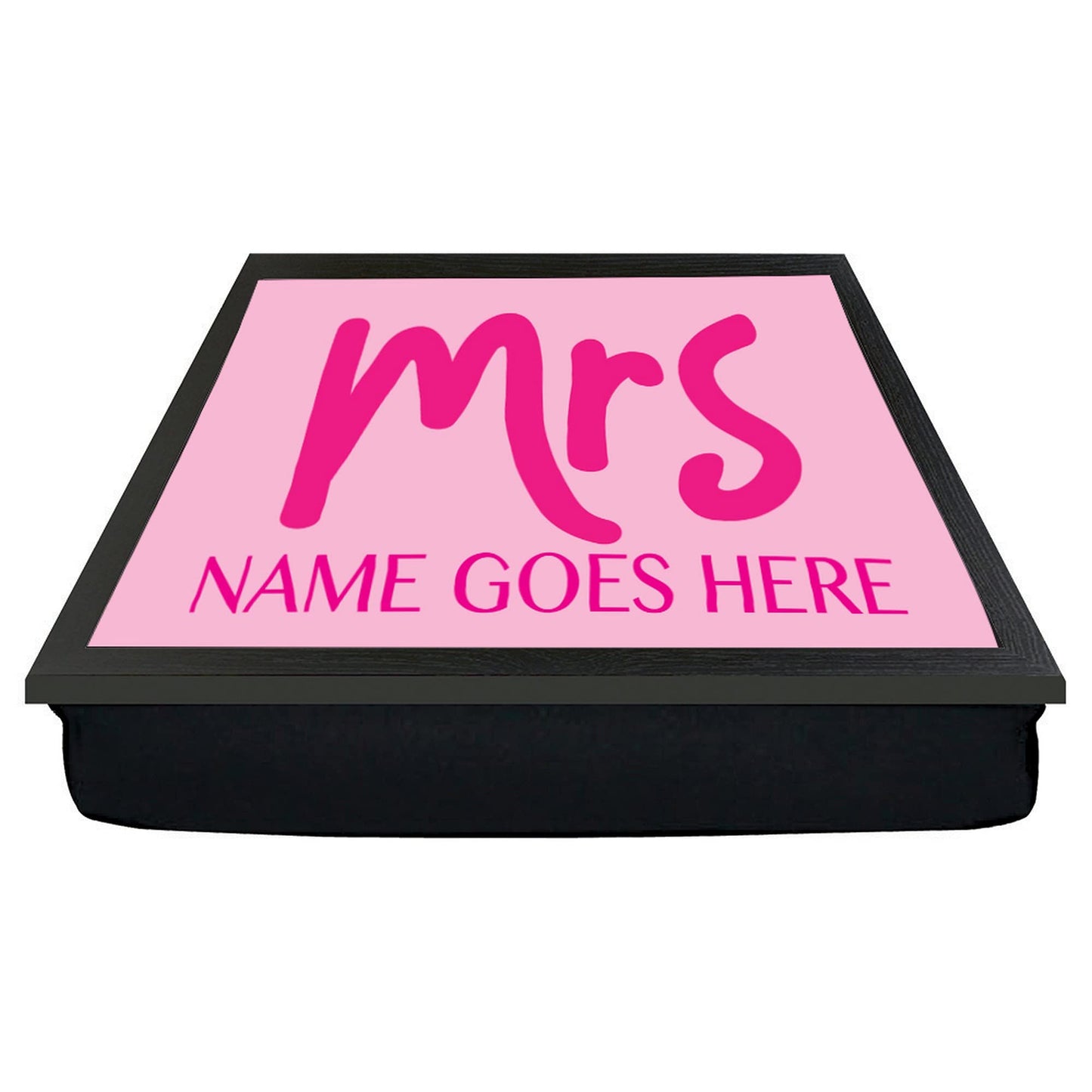 Mrs Any Name Personalised Lap Tray Gift
