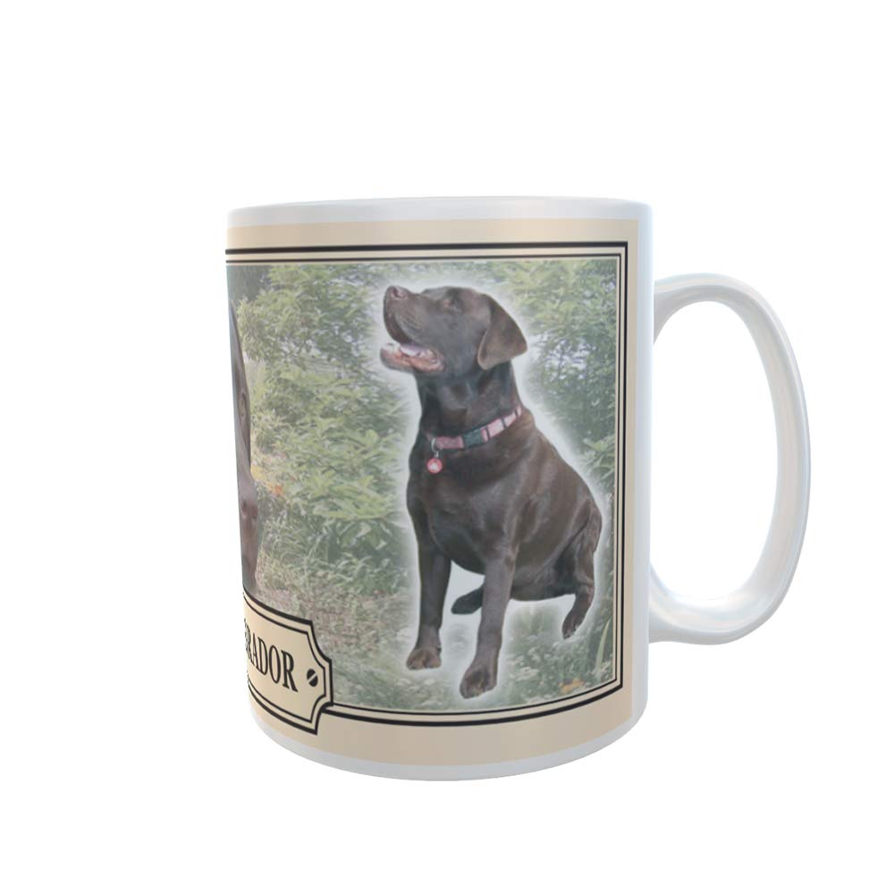Chocolate Labrador Dog Breed Gift Mug