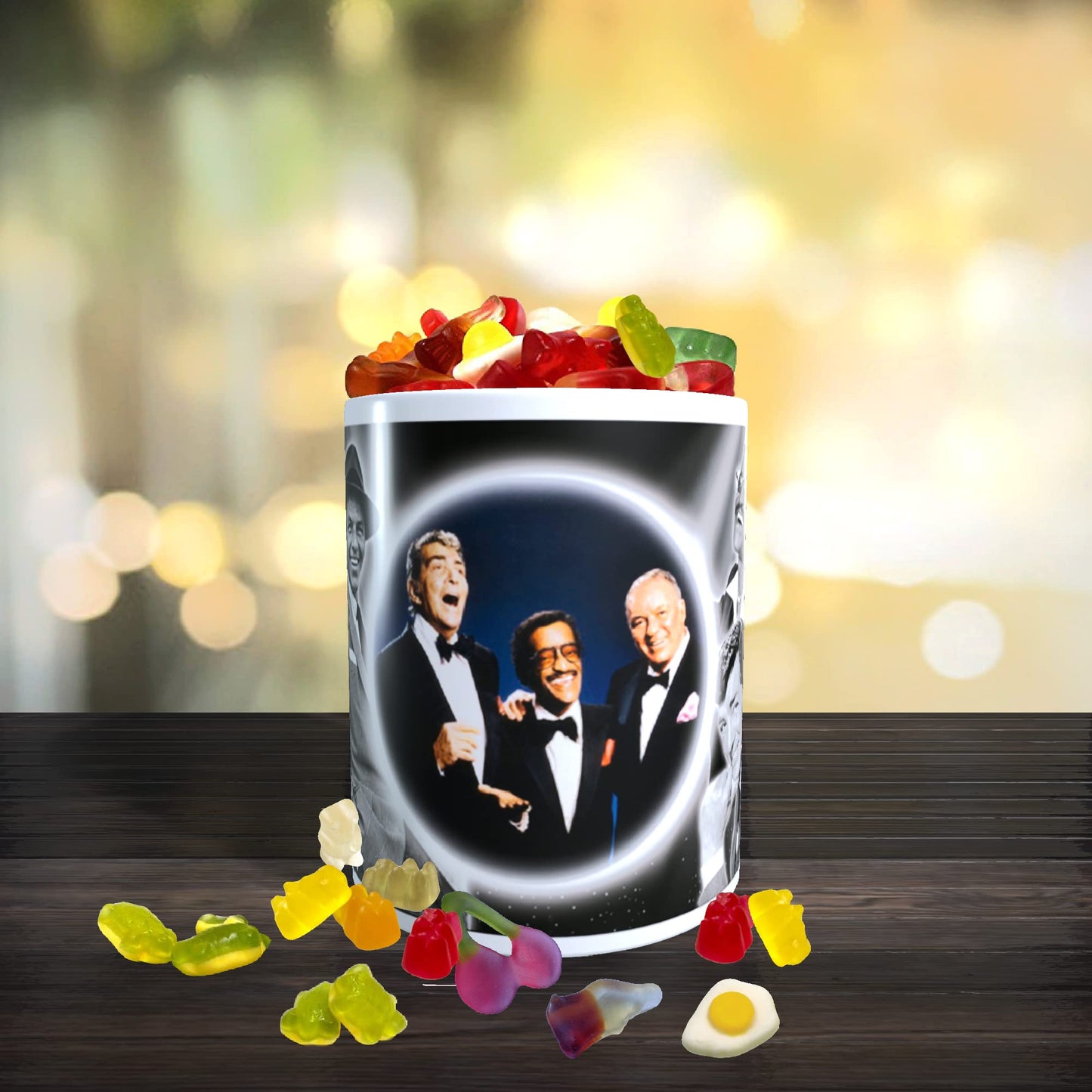 The Rat Pack Icon Gift Mug with Sweets