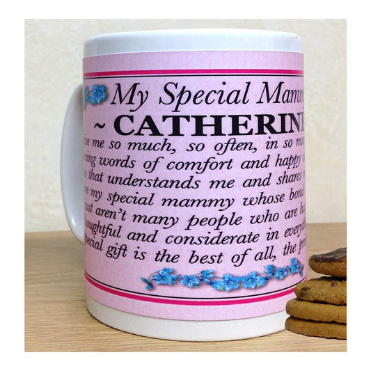 My Special Mammy Personalised Poem Verse Gift Mug