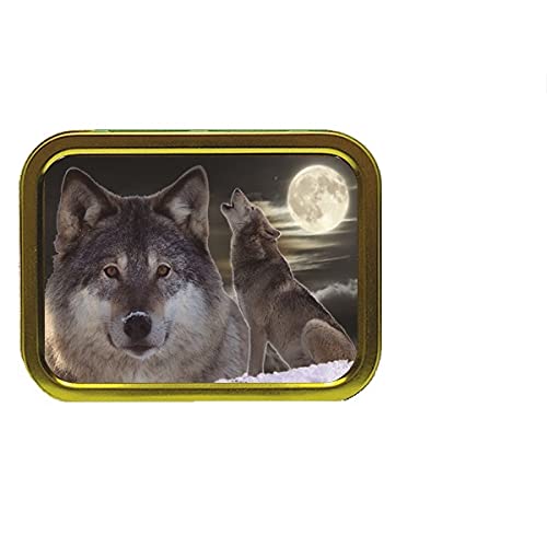 Wolves Howling at The Moon Tobacco Tin & Products Gift