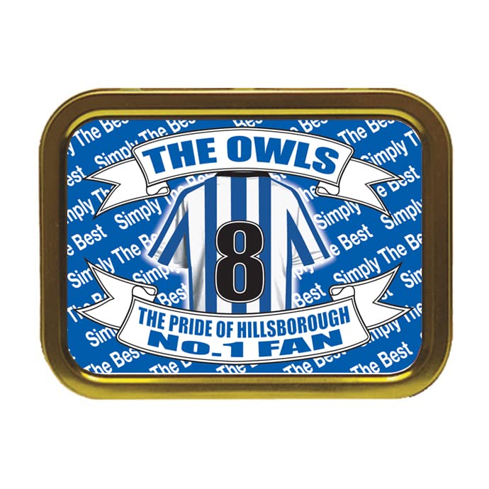 Sheff Wed Football Shirt Tobacco Storage Tin & Products Gift Present