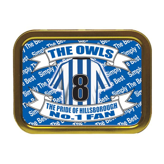 Sheff Wed Football Shirt Tobacco Storage Tin & Products Gift Present