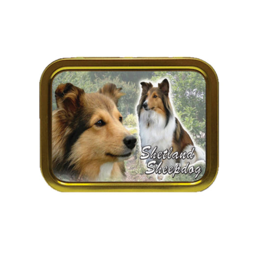 Shetland Sheep Dog Breed Tobacco Tin & Products Gift