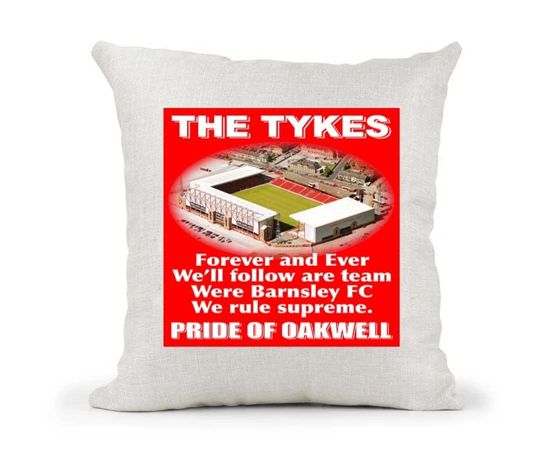The Tykes Football Anthem Song Chant Cushion Cover Gift