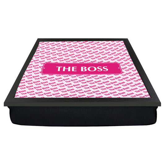 The Boss Lap Tray in pink Gift